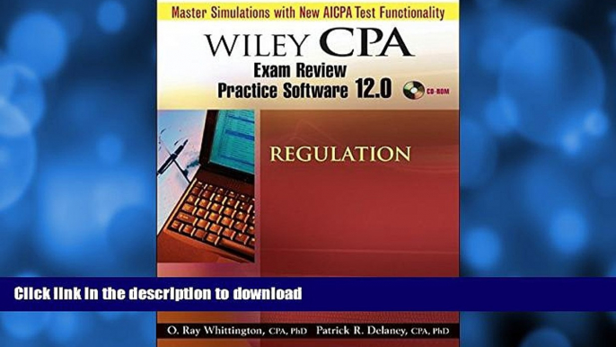 Pre Order Wiley CPA Examination Review Practice Software 12.0 Regulation On Book