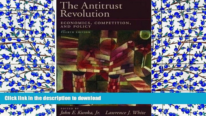 Read Book The Antitrust Revolution: Economics, Competition, and Policy Full Book