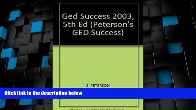 Price GED Success 2003, 5th ed (Peterson s GED Success) Peterson s On Audio