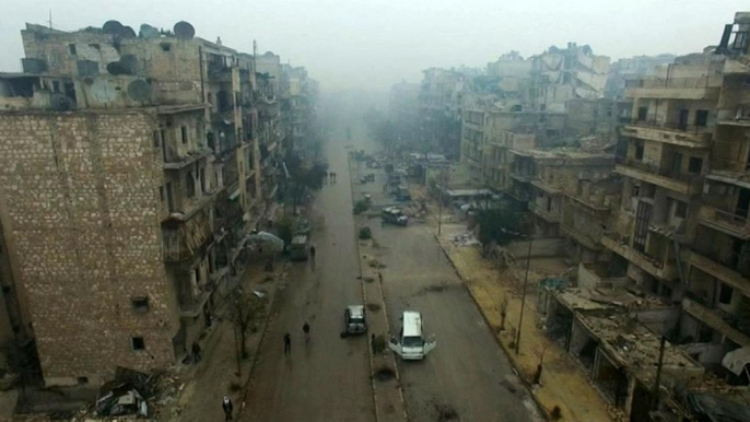 Aleppo civilians still wait to be evacuated from besieged city