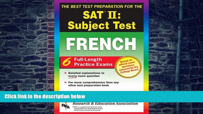 Audiobook SAT French Subject Test, The Best Test Prep (SAT PSAT ACT (College Admission) Prep) L.