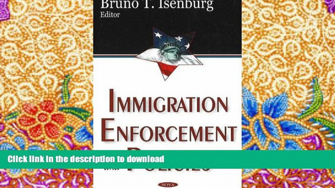 Hardcover Immigration Enforcement And Policies On Book