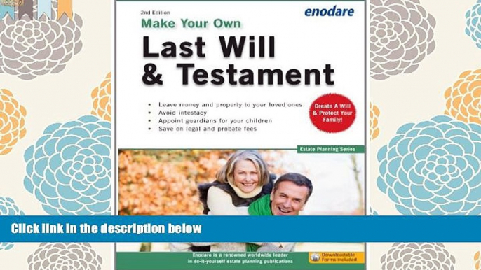 PDF [FREE] DOWNLOAD  Make Your Own Last Will   Testament READ ONLINE