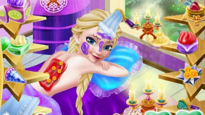 Disney Frozen Queen Elsa Spa Therapy Fun Game For Kids! Frozen Games! Princess Games