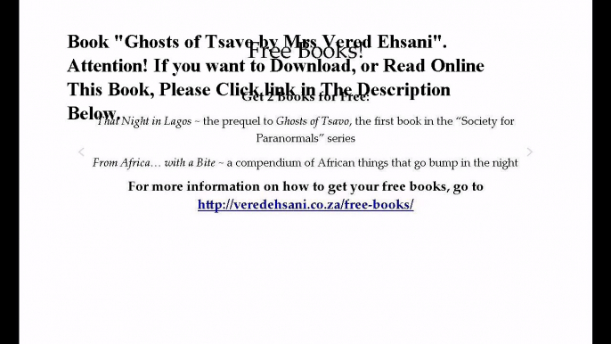 Download Ghosts of Tsavo ebook PDF