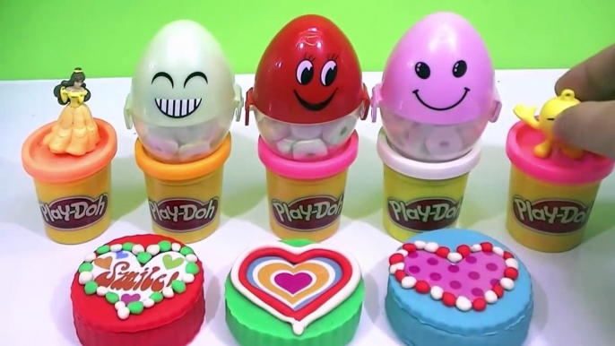 play doh - Candy Surprise Eggs Justice League peppa pig Kinder Zootopia Finding Dory toy