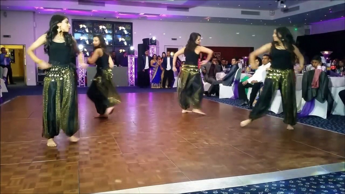 Surprise dance by the grooms family at my sisters wedding reception party