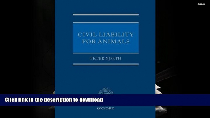 Hardcover Civil Liability for Animals