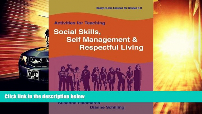 Pre Order Activities for Teaching Social Skills, Self Management   Respectful Living Susanna