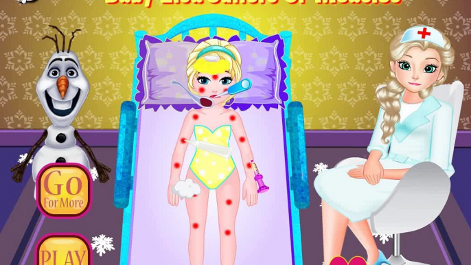 Baby Elsa Suffers Of Measles - Disney Frozen Doctor Games in HD new