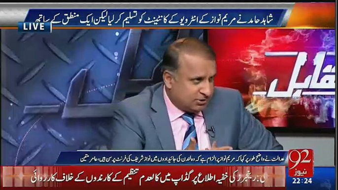 Rauf Klasra Shahid Hamid Par Baras Paray