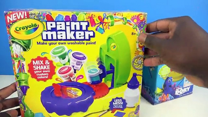 DIY How To Make Water Paint Crayola Finding Dory Compilation Disney Pixar Color Book