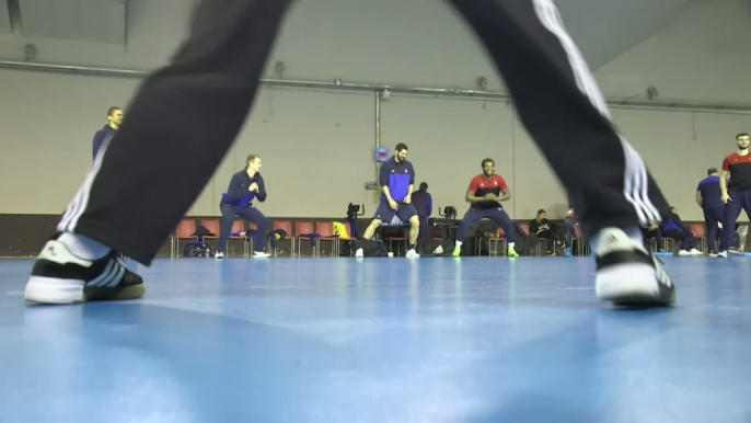 Hand - ChM (H) - Bleus : La séance d'entraînement des Bleus