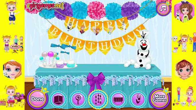 Baby Barbie Game Movie ❖ Baby Barbie Frozen Party ❖ Cartoons For Children In English