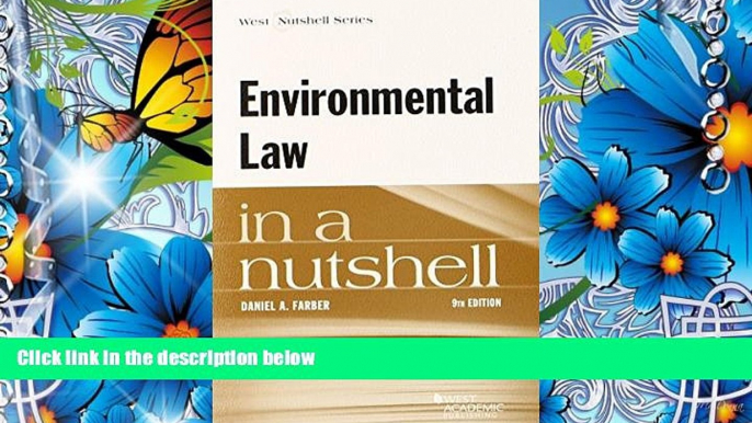 READ book Environmental Law in a Nutshell Daniel Farber For Ipad