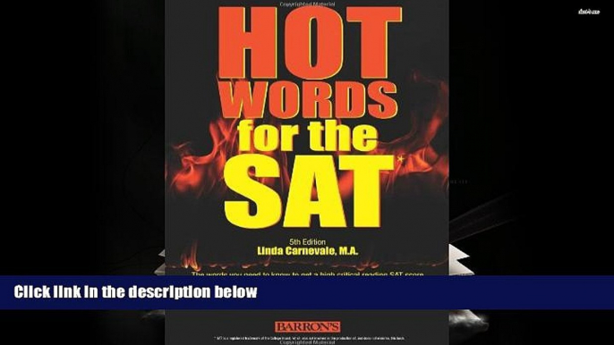 PDF [DOWNLOAD] Hot Words for the SAT Linda Carnevale TRIAL EBOOK