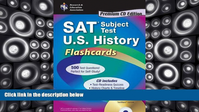 Pre Order SAT Subject Testâ„¢: U.S. History Flashcards with CD (SAT PSAT ACT (College Admission)