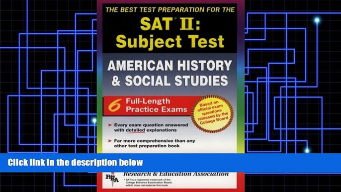 Price SAT II: United States History (REA)  -- The Best Test Prep for the SAT II (SAT PSAT ACT