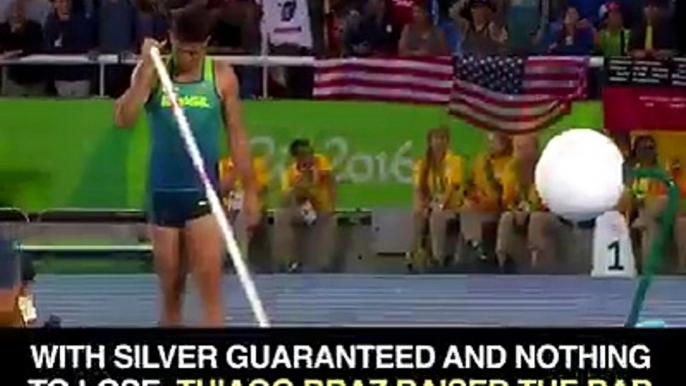 RIO 2016 men's pole vault final lavillenie vs thiago braz
