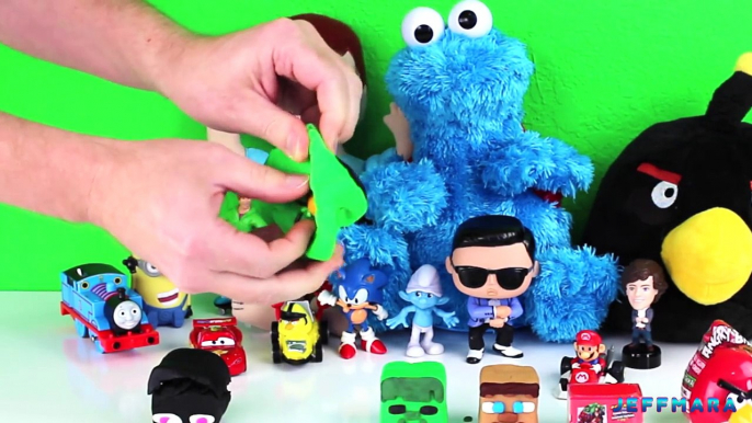 Opening Play-Doh MINECRAFT surprises and an Angry Birds 3 in 1 Collection Keeper