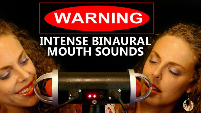 Warning! Mouth Sounds & Wet Whispering – ASMR New Space Age Binaural Microphone Ear to Ear