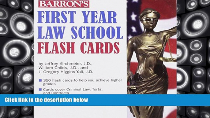 Buy Jeffrey L. Kirchmeier Barron s First Year Law School Flash Cards: 350 Cards with Questions