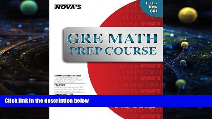 Best Price GRE Math Prep Course  (Nova s GRE Prep Course) Jeff Kolby On Audio