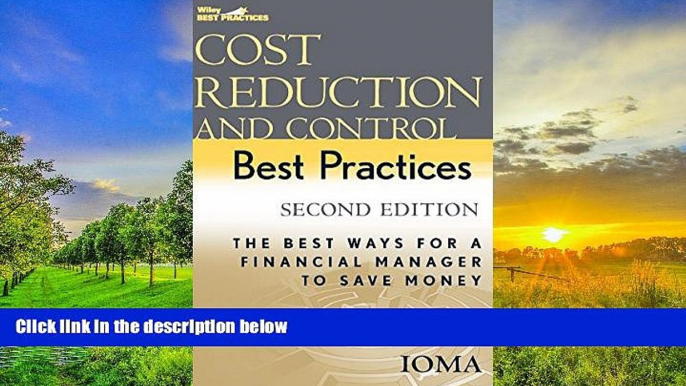 Price Cost Reduction and Control Best Practices: The Best Ways for a Financial Manager to Save