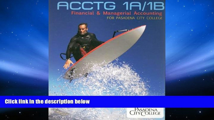 Price Acounting 1A/1B: Financial   Managerial Accounting for Pasadena City College Ken W. Shaw,