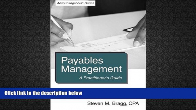 Price Payables Management: A Practitioner s Guide Steven M. Bragg For Kindle