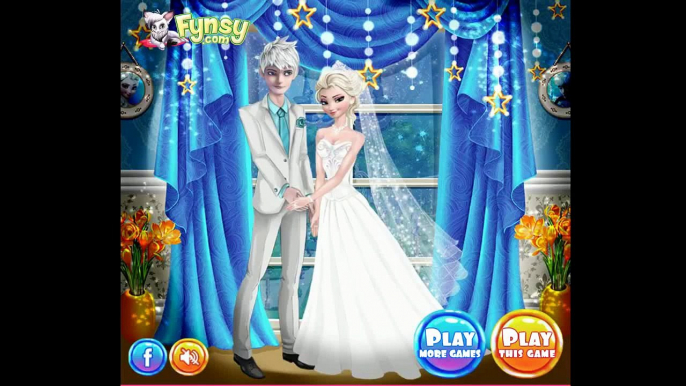 Elsa and Jack Wedding Night ❤ Elsa Kissing Jack Frost ❤ Disney Frozen Game | Kids and Baby Games