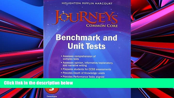 Audiobook Journeys: Common Core Benchmark Tests and Unit Tests Consumable Grade 3 HOUGHTON MIFFLIN