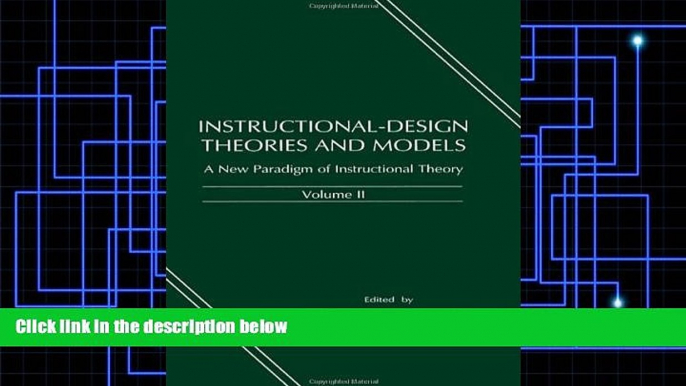 Pre Order Instructional-design Theories and Models: A New Paradigm of Instructional Theory, Volume