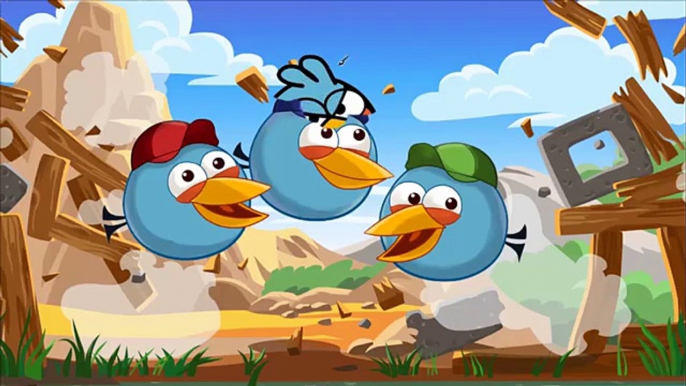 Angry Birds Transform - Angry Birds Coloring Pages For Learning Colors Part 9 : Blue Birds