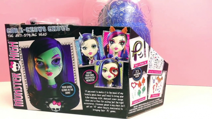 Monster High français : Anti-Styling Head tête à coiffer et tête à maquiller | Unboxing