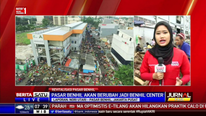 Revitalisasi, Pedagang Pasar Benhil Dialihkan ke Pasar Penampungan