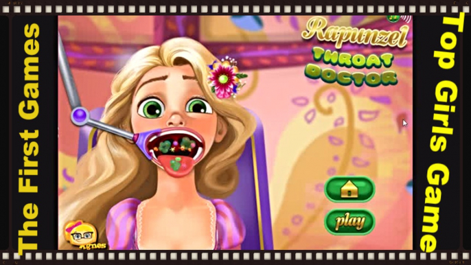 Rapunzel -Throat - Doctor The First Games For Girls and For Kids