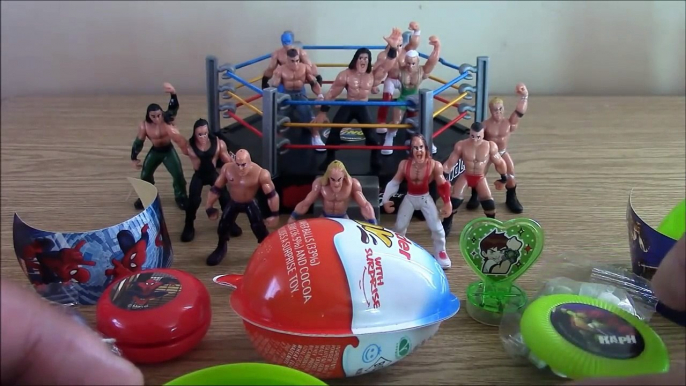 Open Wrestling Suprise Eggs For Boys With Wrestlers And Ring | WRESTLING KINDER SURPRISE