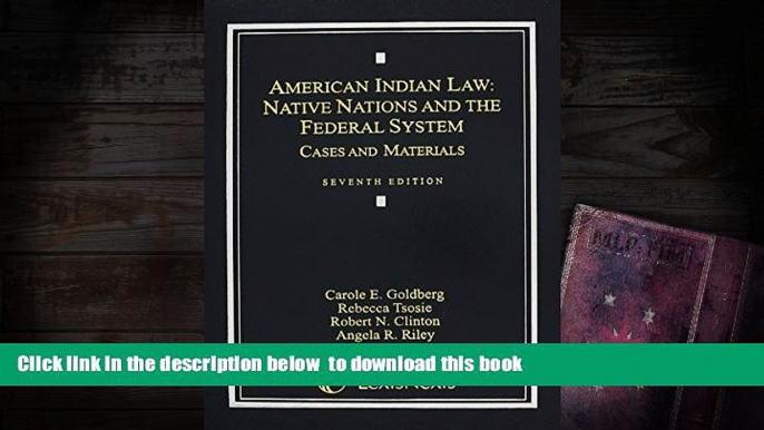 BEST PDF  American Indian Law: Native Nations and the Federal System [DOWNLOAD] ONLINE