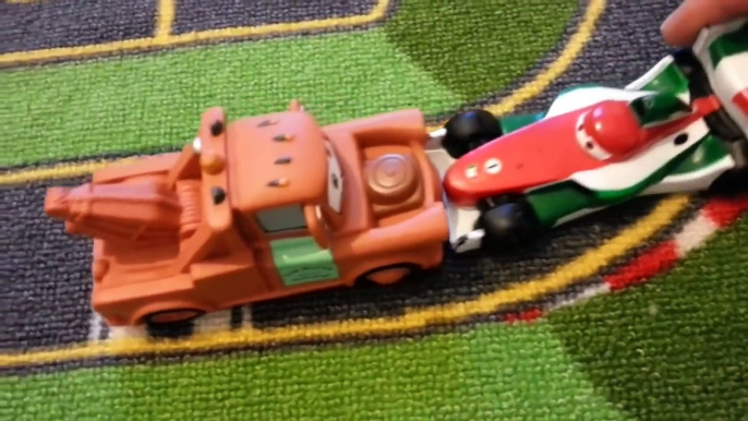 Cars toys Mater McQueen Luiggi Francesco Disney Cars Racing cars alive movie