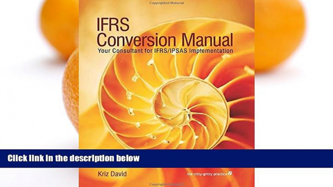 Audiobook  IFRS Conversion Manual: Your Consultant for IFRS/IPSAS Implementation Kriz David Pre