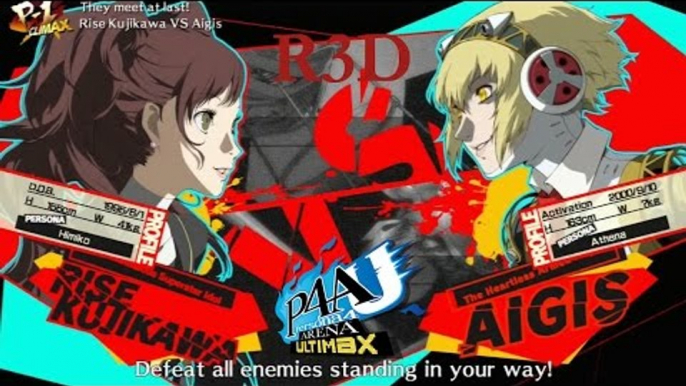 Persona 4 Arena Ultimax Arcade - Match #11: "Rise Kujikawa Vs. Aigis {English, HD}