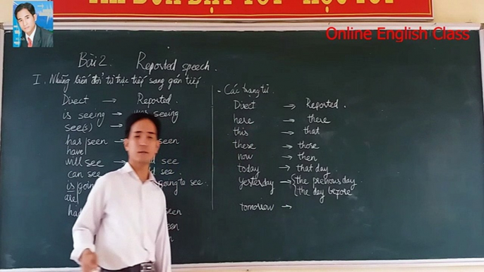 loi noi gian tiep P1- nhung bien doi tu truc tiep sang gian tiep (Reported speech)