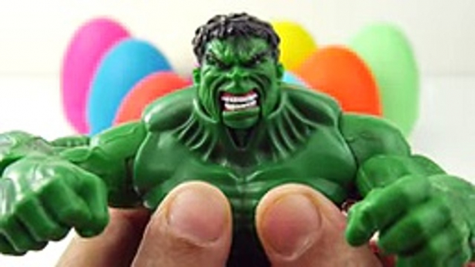 MANY PLAY DOH SURPRISE EGGS - Minions Hulk Batman Peppa Pig Cars 2 McQueen Spiderman Toys Playdough