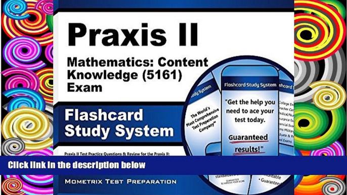 Pre Order Praxis II Mathematics: Content Knowledge (5161) Exam Flashcard Study System: Praxis II