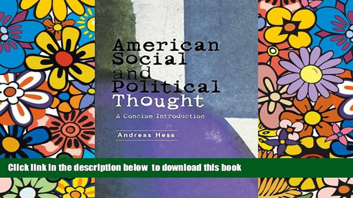 PDF [FREE] DOWNLOAD  American Social and Political Thought: A Reader BOOK ONLINE