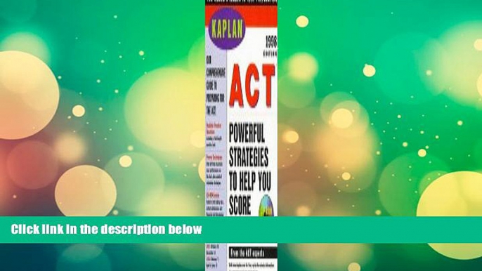 Price KAPLAN ACT 1998 WITH CD-ROM Kaplan On Audio