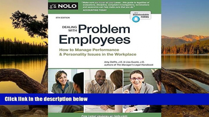 Buy Amy Delpo JD Dealing With Problem Employees: How to Manage Performance   Personal Issues in