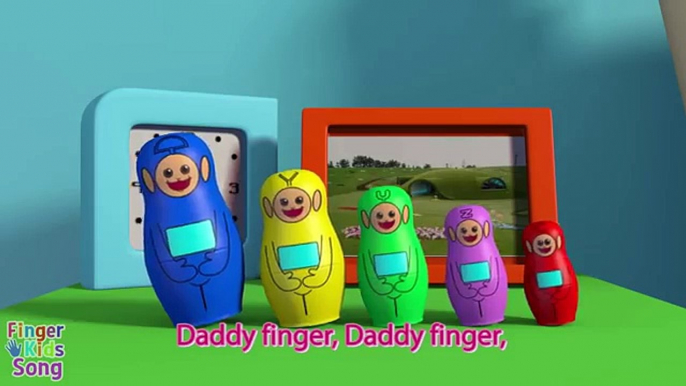 3D TELETUBBIES Matryoshka Finger Family Nursery Rhyme for kids | Parody Finger Family