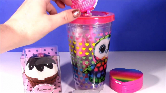 Makeup Beauty Bonanza! Lip Gloss & Lip Balm! Cupcake Eyeshadow Makeup SET! Beanie Boos! FUN